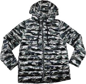 img 1 attached to DKNY Womens Anorak Funnel Jacket Women's Clothing for Coats, Jackets & Vests