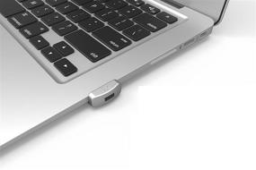 img 1 attached to Secure Your MacBook Air with Maclocks MBALDGZ01KL Ledge Security Laptop Lock Slot Adapter: Silver Keyed Lock (Not Compatible with New MacBook Air 2020)