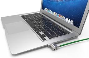 img 3 attached to Secure Your MacBook Air with Maclocks MBALDGZ01KL Ledge Security Laptop Lock Slot Adapter: Silver Keyed Lock (Not Compatible with New MacBook Air 2020)
