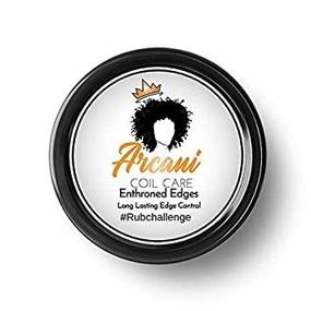 img 3 attached to 🔥 Enthroned Edges - Water-Based Arcani Coil Care Edge Control | Non-Flaking, Residue-Free, No Greasy Feeling (4 oz)