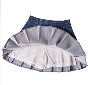 img 3 attached to 👗 XXXITICAT Pleated Girls' School Uniform Skirt Scooter - Fashionable Clothing for Skirts & Skorts