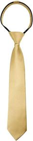 img 4 attached to Spring Notion Boys' Satin Zipper Necktie: Sleek & Convenient | Optional Gift Box Included