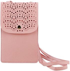 img 4 attached to Vafany Portable Crossbody Shoulder Adjustable Cell Phones & Accessories for Cases, Holsters & Clips