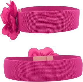 img 3 attached to Women Girls Fashion Flower Elastic
