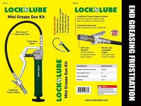 img 2 attached to 🔧 The Ultimate LockNLube Mini Grease Gun Kit: Easy and Efficient Greasing