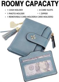 img 3 attached to 👛 Premium Genuine Leather Women's Wallet with RFID Blocking – Stylish Handbags & Wallets Combo for Secure Transactions