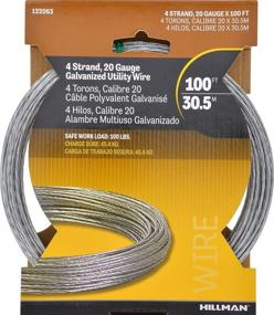 img 3 attached to 🪢 Hillman 122063 Galvanized Stranded Strand Cable