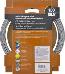 img 2 attached to 🪢 Hillman 122063 Galvanized Stranded Strand Cable