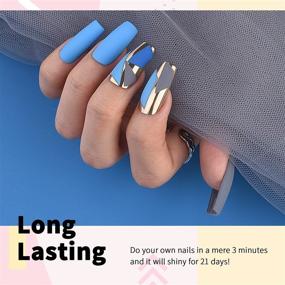 img 3 attached to HOCRES Gel Nail Polish Set- Summer Sky Blue Collection: 6 Trendy Shades for Beautiful Blue Nail Art - Soak Off UV LED Lamp Gel Nail Kit, Perfect for DIY Manicure at Home - 7.5ml