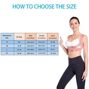 img 3 attached to 👩 CADIFET Women's Posture Corrector: Adjustable Upper Back Brace for Chest Support, Straighten Posture Bra - Back, Neck, Shoulder Upright Straightener