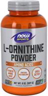 🏋️ now sports nutrition, l-ornithine powder, enhanced protein metabolism and urea detoxification support, essential amino acids, white, unflavored, 8 oz logo