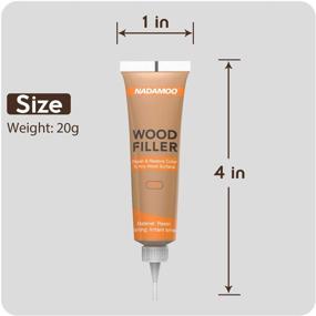 img 2 attached to NADAMOO Wood Furniture Repair Kit: 14 Colors for Scratch Repair & Touch Ups on Wooden Floors, Tables, Cabinets, and Doors - Includes Black, White, Gray, Oak, Maple Veneer