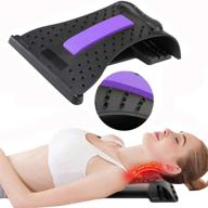 🌸 neck and shoulder relaxer with cervical traction device - magical pillow for neck and shoulder, back massager with 3 adjustable settings, ultimate support and relaxation logo