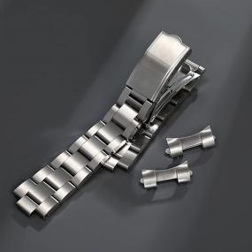 img 2 attached to Stainless Curved Oyster Bracelet Invicta
