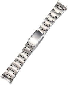 img 4 attached to Stainless Curved Oyster Bracelet Invicta