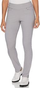 img 3 attached to 👖 Flattering and Functional: PGA TOUR Women's Pull-on Golf Pant with Tummy Control