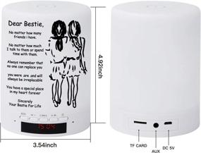 img 1 attached to Engraved Friends，Personalized Bedside Bluetooth Speaker，Best