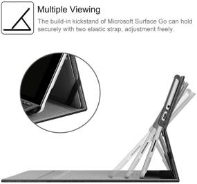 img 2 attached to Fintie Case For Microsoft Surface Go 3 (2021) / Surface Go 2 (2020) / Surface Go (2018) - Multiple Angle Viewing Portfolio Business Cover