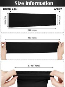 img 2 attached to 🌞 8 Cooling Sun Sleeves with Finger Coverage for Arms - Arm Cover