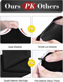 img 1 attached to 🌞 8 Cooling Sun Sleeves with Finger Coverage for Arms - Arm Cover