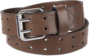 img 3 attached to Dickies Leather Double Prong Belt: Stylish and Durable Belts for Men and Boys