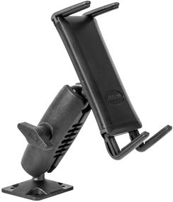 img 2 attached to 📱 ARKON Heavy Duty Drill Base Mount for Samsung Galaxy Note 9 8, Apple iPhone XS Max XS XR X 8, iPad Mini, and Galaxy Tab - Retail Black (RM6AMPS2T)