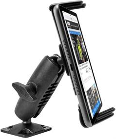 img 3 attached to 📱 ARKON Heavy Duty Drill Base Mount for Samsung Galaxy Note 9 8, Apple iPhone XS Max XS XR X 8, iPad Mini, and Galaxy Tab - Retail Black (RM6AMPS2T)