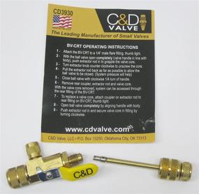 img 2 attached to 🔧 C&D Valve CD3930 - Кран Шаровый 1/4" / Инструмент для извлечения клапана (BV-CRT): Эффективное решение для легкого и точного извлечения клапана