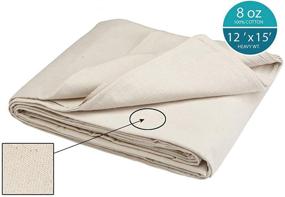 img 4 attached to 🎨 Simpli-Magic 79113 Canvas Drop Cloth (12’ x 15’): Ultimate All-Purpose Solution for Floor Protection, Curtains, DIY Projects & Furniture