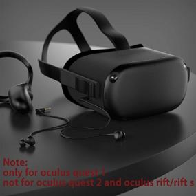 img 3 attached to Amavasion In-Ear Headphones: 3D 360 Degree Sound for Oculus Quest 1 (Noise Suppression, Single Sound Channel)