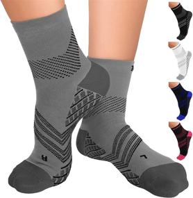 img 4 attached to TechWare Pro Plantar Fasciitis Sock Outdoor Recreation