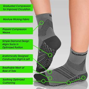 img 2 attached to TechWare Pro Plantar Fasciitis Sock Outdoor Recreation