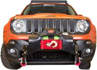 🚙 jeep renegade trailhawk winch bumper - daystar kj50004bk - fits 2015-2017 trailhawk model, 2/4wd - made in america (black) logo