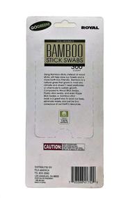 img 3 attached to Eco Friendly Bamboo Stick Swabs Royal