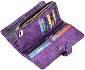 img 2 attached to 👜 Women's Handbags & Wallets – Leather Bifold Capacity Organizer Wallets