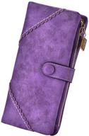 👜 women's handbags & wallets – leather bifold capacity organizer wallets logo