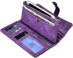 img 3 attached to 👜 Women's Handbags & Wallets – Leather Bifold Capacity Organizer Wallets