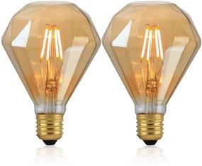 img 4 attached to 💎 Dazzling Diamond Vintage Dimmable Atmosphere: Exquisite Decor for your Space