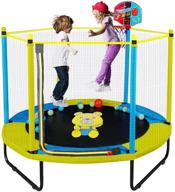 🏀 enhance your trampoline fun with an enclosure basketball system логотип