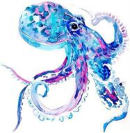 🎨 dive into creativity with diy 5d diamond painting: full drill colourful octopus oil painting kit for home wall decor логотип