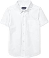 boys' short sleeve 👔 oxford shirt by the children's place logo
