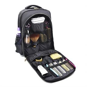 img 3 attached to Backpack Portable Multifunction Waterproof Hairdresser