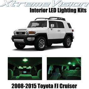 img 4 attached to Xtremevision Interior LED For Toyota FJ Cruiser 2008-2015 (4 Pieces) Green Interior LED Kit Installation Tool