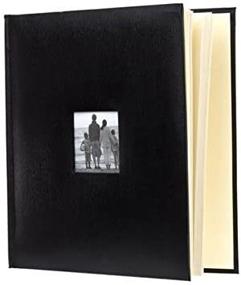 img 2 attached to KVD Kleer-Vu Deluxe Leatherette Collection Photo Album - Holds 500 Photos with Front Cover Window Frame (Black)