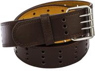 👔 faux leather three-holed belt: a must-have men's belt accessory logo