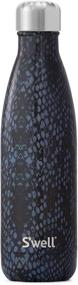 img 4 attached to 🐍 Swell 17 oz Vacuum Insulated Stainless Steel Water Bottle - Black Boa