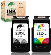 coloretto remanufactured cartridge replacement pg 210xl logo