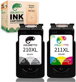 img 4 attached to Coloretto Remanufactured Cartridge Replacement PG 210XL