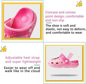 img 1 attached to 👣 HQCITY Toddler Garden Clogs: Unisex Water Shoes, Boys and Girls Sandals