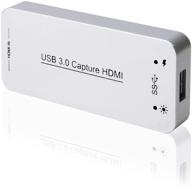 адаптер-переходник digitnow hdmi capture dongle - захват видео full hd 1080p 60fps в режиме прямой трансляции 🎮 видеозахват снятым с экрана - для ps4, xbox one 360 - hdmi to usb 3.0 - без драйверов, совместим со средами linux/mac os/windows10/7/xp логотип